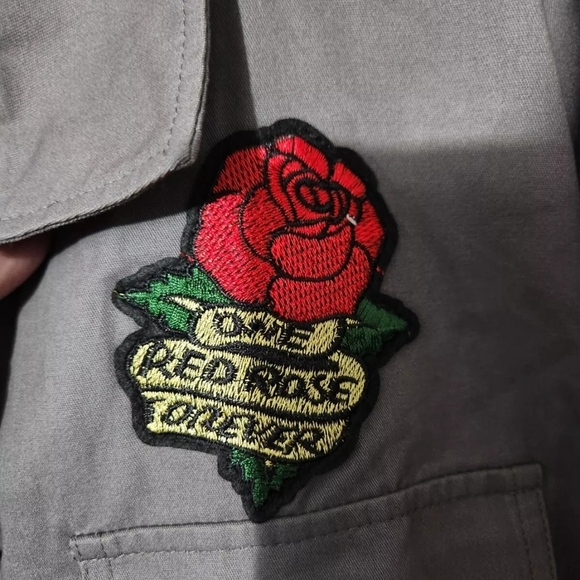 Kori Gray Women's Jacket with Rose Embroidery - Picture 3 of 5
